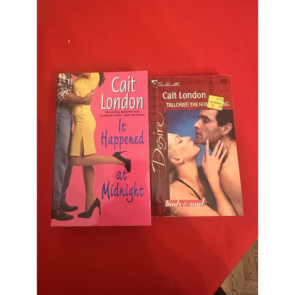 Romance Paperback Novels By Cait London Set Of 2